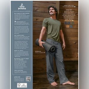 Prana Sutra Pants in Charcoal